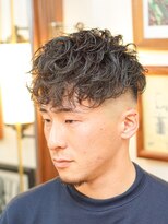 バーバーショップ ダリー(BARBERSHOP DALIE)&nbsp;メンズツーブロックショートパーマスペインカール