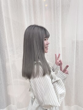 キセイ イオンモール新利府北館店(KISEI) 【ブリーチ】大人かわいいシルバーグレイ10代20代30代40代