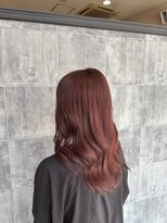 キュアケー(cureK) 巻き髪レイヤー×レッドブラウン