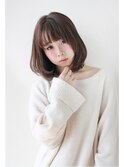 ナチュラルミディアムボブ