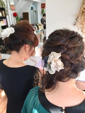 アオ(hair studio ao) およばれヘアアレンジ