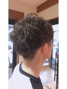 アンジェリーク メンズナチュラルパーマスタイル/くるくる