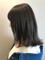 パース ビス 松戸西口店(PARS bis)&nbsp;切りっぱなしボブ＋ダークネイビー