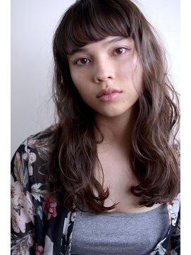 グリーン 渋谷(green) 束感ウェーブ×グレージュ