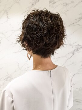 パティオン(PATIONN) ふんわり感が可愛いミックスパーマのリラクシーボブスタイル☆