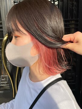 ヴォアソルヂェガーデン(Voasorte GARDEN) Voasorte garden☆切りっぱなし×インナーピンク