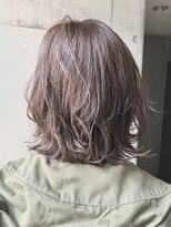 ロアン 福津店(roan)&nbsp;アッシュベージュ外ハネボブ