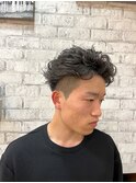 メンズカット メンズスパイラルパーマ ショートスタイル
