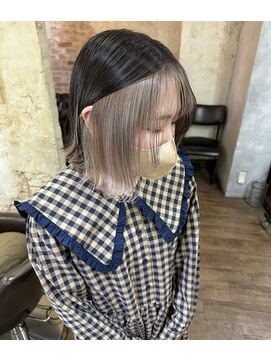 ニコ(nico...) インナーミルクティーボブ