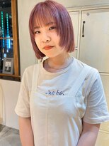 レス 伏見(LESS)&nbsp;ハイトーンピンクとデザインカット