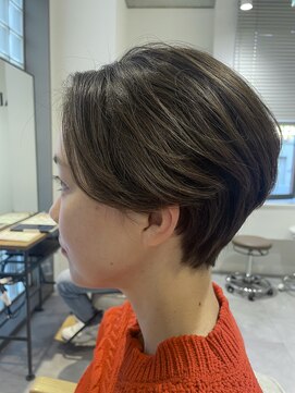 カルゥグラッシー(KALOU glassi) 似合わせカット × グレーベージュ