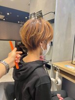 ヘアメイクアース 八潮店(HAIR & MAKE EARTH) 大人ショートボブ丸みショートカットマッシュショート