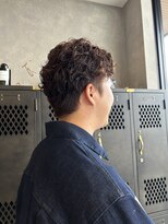 アチーブ ヘア デザイン(achieve hair design)&nbsp;ナチュラルブラウン束感ショート爽やかツーブロックマッシュ