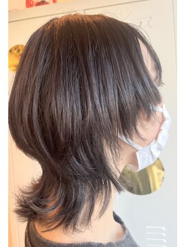 ヘアー ルシア(hair lucia) 襟足長め×マッシュウルフ