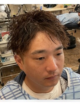 南国ハワイアンサロン チドリ(Chidori) ツーブロック & ツイストスパイラルパーマ