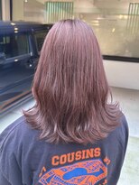ヘアーメイクオズ(hair make O/S) 秋カラー☆ピンクベージュ