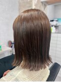 外はね切りっぱなしボブ☆