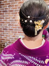 ヘアーサロン まつもと タイトシニヨン