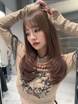 レディアル 渋谷(REDEAL) 韓国ヘア/ブリーチ/暖色カラー/ワンホン【レイヤー/渋谷】