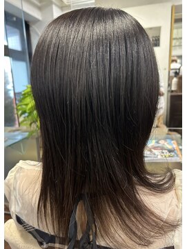 ウィズヘア パティオ店(WITH-HAIR) ミディアムストレート