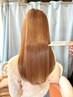 　カット＋弱酸性美髪ストレート＋魔法カラー＋ハチミツＴＲ［用賀］