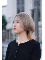 ヘアーアンドメイク ニューヨークニューヨーク 姫路店(Hair&Make NYNY)&nbsp;ボブウルフ/ハイトーン ホワイトベージュ20代30代