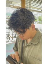 オリビアヘアー(OLIVIA HAIR) メンズスパイラルショート × 刈り上げフェード