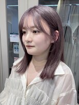 テトラ バイ ネオリーブ 横浜西口店(tetra by neolive)&nbsp;ブリーチ　ケアブリーチ　ラベンダーグレージュ　横浜