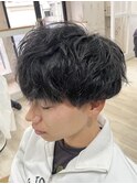 ソフトツイストスパイラルパーマ/メンズパーマ/弘前市