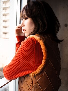 ユニ バイ ミリィ 四日市(uni by mily) 髪質改善パーマ×ミディアムレイヤー