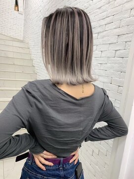 リコヘアー(LiCO HAIR) 那覇/イメチェン/ピンクベージュ/アンブレラカラー/前髪