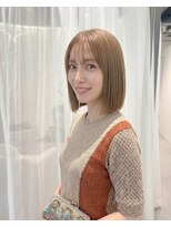 ハーツオオサカ(HE:ARTS OSAKA)&nbsp;透けバングのコンパクトストレートボブ