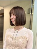 ヘーゼルベージュ×ボブ