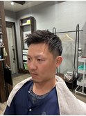 ツーブロックショート