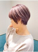 ショートボブ/シースルー/顔周り/30代40代50代/立川
