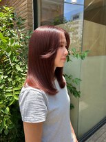 リサヘアーデザイン(RISA HAIR DESIGN) ブリーチなしワインレッド