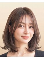 ガーデン ジングウマエ(GARDEN jingumae)&nbsp;デザインカラー　ハッシュカット　ミディアムレイヤースタイル