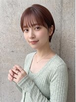 ヴィサージュ ギンザ VISAGE GINZA&nbsp;艶感マロンブラウン×大人丸みショートボブ
