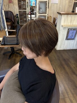 楽流頭 オブヘアー(of hair) 白髪老化ケアハイライト白髪ぼかしカラー