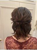 卒業式　ヘアセット　袴　ヘア