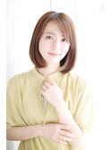 吉祥寺3分/かきあげ髪質改善マロンベージュ美髪Aラインボブ/018