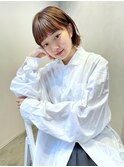 美髪/ホワイトグレージュ/大人かわいい/こなれミディ[銀座]