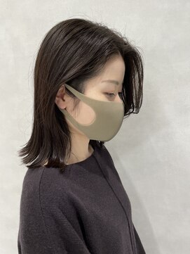 キートス(Kiitos) 切りっぱなしミディアム/小顔/くびれヘアー/大阪梅田