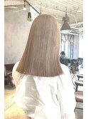 【kate 大宮】ミルクティーベージュ×プツッとカット
