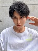 アップバング ツイスパ スパイキーショート