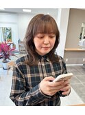ワンカラーで繋げる ナチュラルハイトーンスタイル