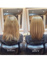 リアン 四条大宮店(Lien)&nbsp;縮毛矯正+髪質改善トリートメント+カット（リタッチ可）