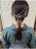 袴×ヘアアレンジ