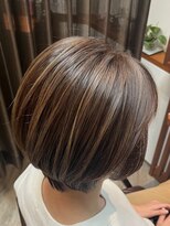 プランタンアヴェダ(printemps AVEDA)&nbsp;王道ショート×ハイライト