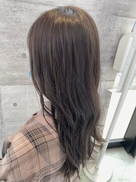 サラビューティーサイト 志免店(SARA Beauty Sight) 【Haru】透明感抜群！ブリーチ無しオリーブグレージュ